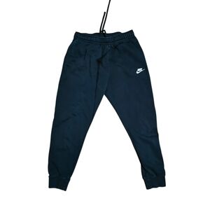 Black Nike Sweatpants Joggers White Tick Swoosh Logo